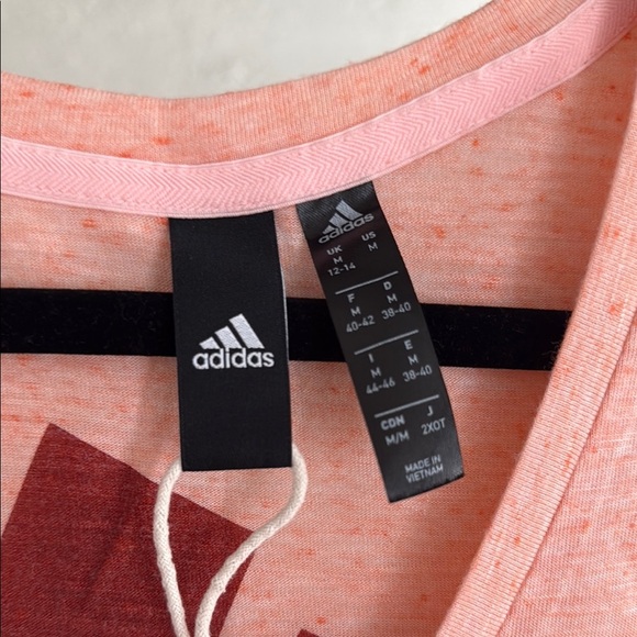 Adidas Fitted Cap Sleeve T-Shirt - Picture 2 of 3